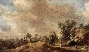 Jan van Goyen Haymaking oil painting